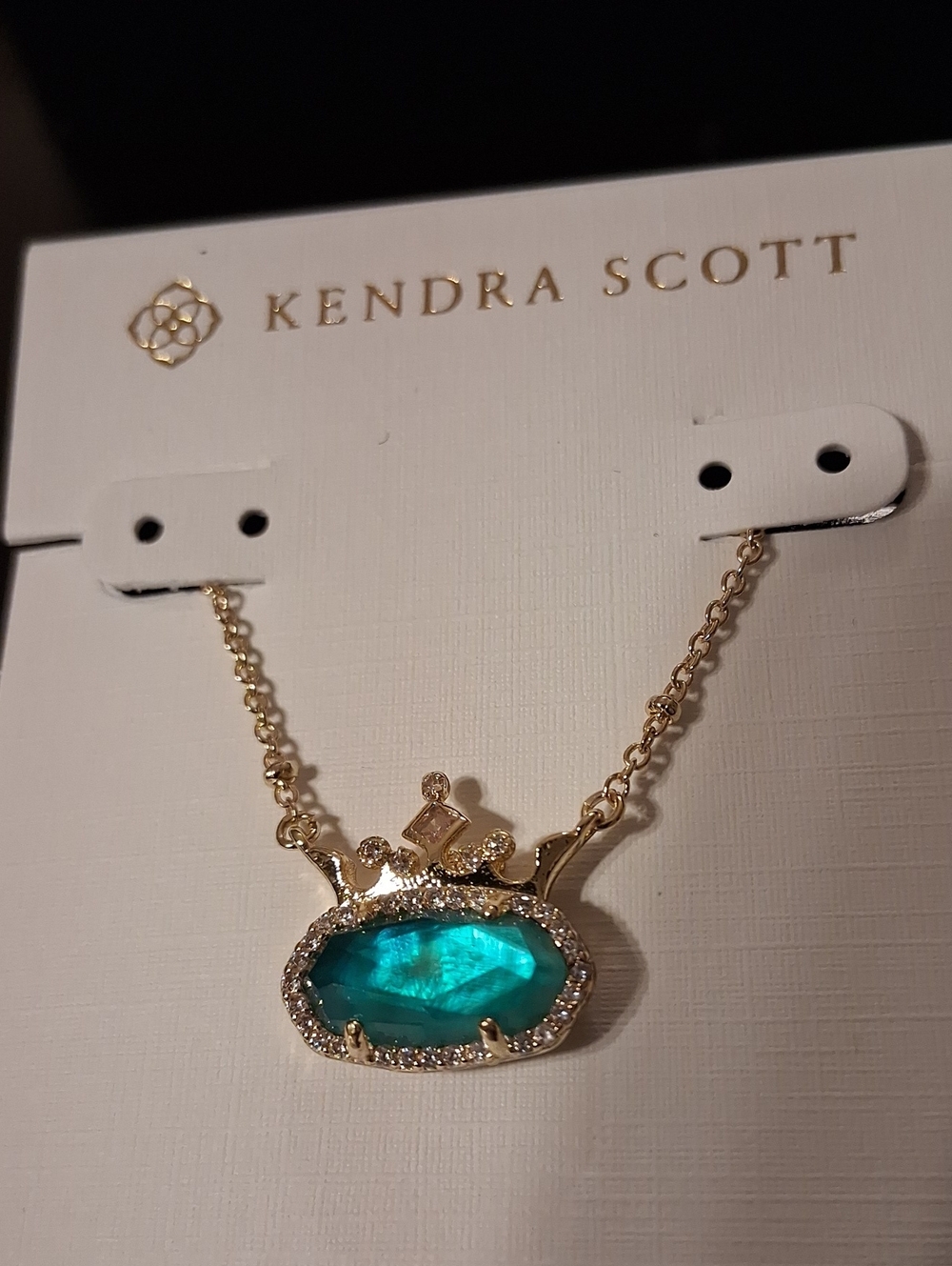 Kendra Scott Disney Elisa Princess Short Pendant Necklace Reversable Daring